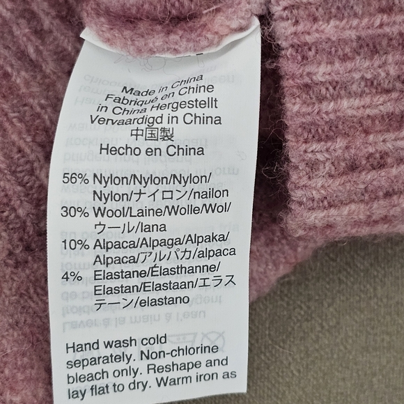 Madewell Women's Colorblock Sweater in Yellow, Cream, Orange, and Pink Size S - Picture 9 of 10